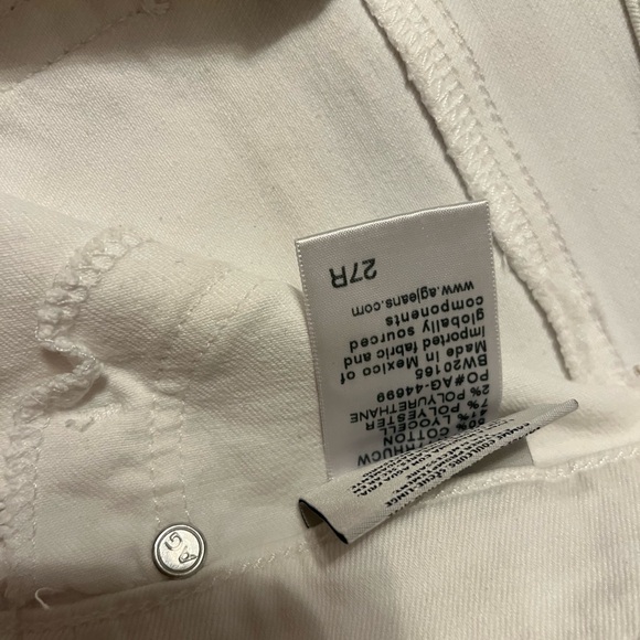 Adriano Goldschmied Skinny Ankle White Jeans - Picture 2 of 5